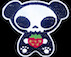 Strawberry Skull: Analog Illustration by Emma Mell