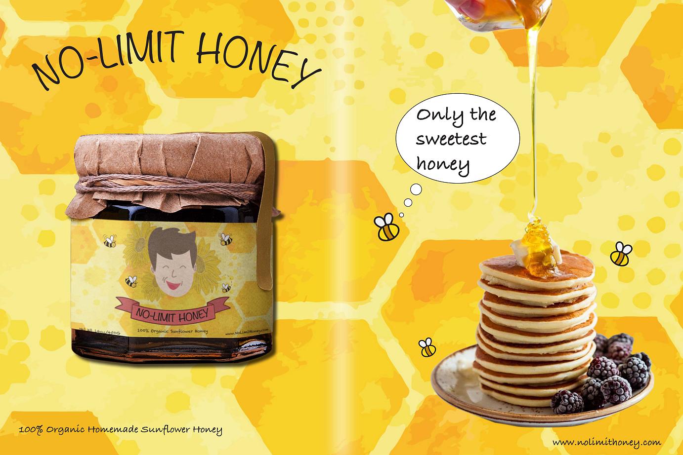 No-Limit Honey: Magazine Ad by Noah Esparza