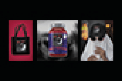 Dr. B's Cake of Death: Product Triptych by Caleb Pierce