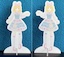 Cake Dress Acrylic Stand: Analog Illustration by Hannah Barnett