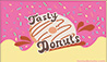 Don‘t miss the breakfast at the “Tasty Donuts” shop!!!: Product Logo by Emma Tan