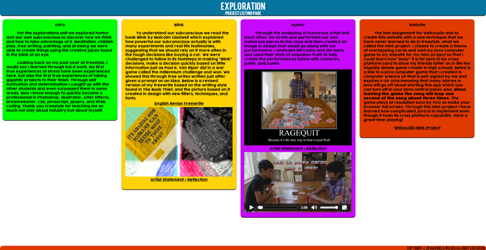 Picture of Exploration website