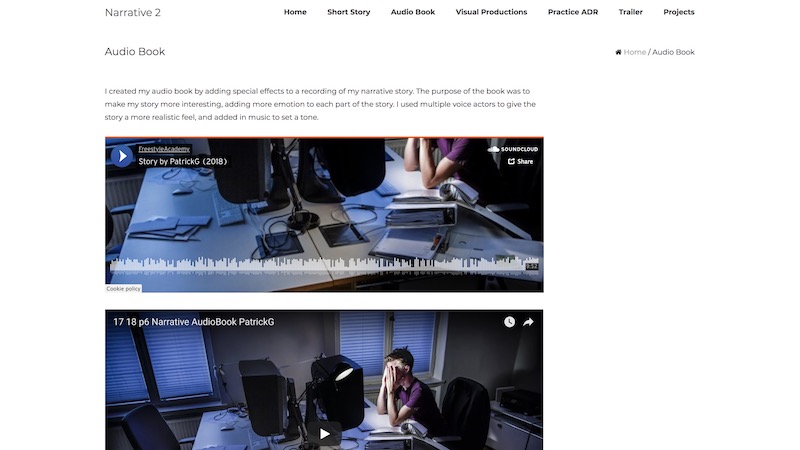 Reflections website thumbnail