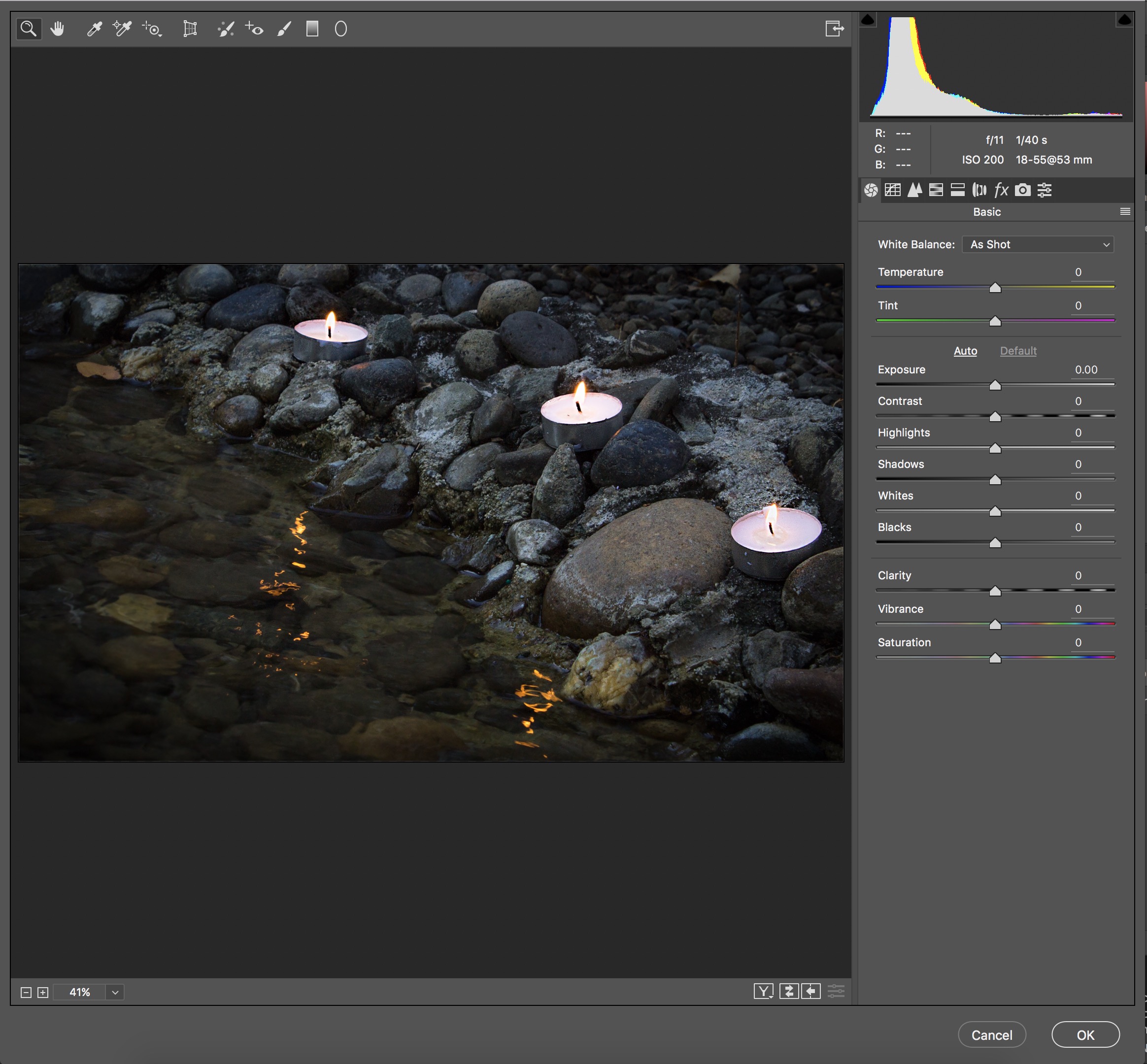 This is a screenshot of my Photoshop process.